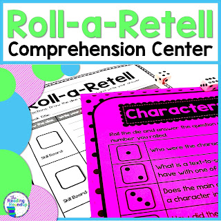 Are you looking for a fun way for students to practice retelling fictional texts? I have the PERFECT activity I use to work on story elements in an engaging way. Students play a dice game to answer various comprehension questions. Engaging and fun for students!