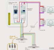 Installation electrique : Allumage par Boutons Poussoirs -  circuit electrique télérupteur