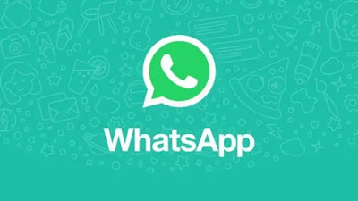 whatsapp logo in green background