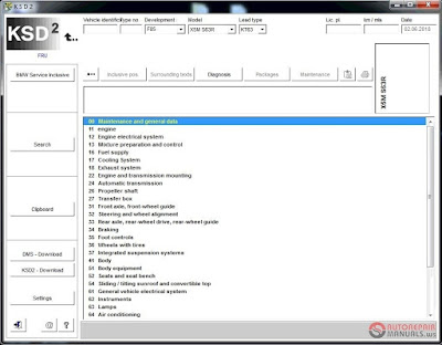 BMW KSD2 [10.2018] Service Information Full Download