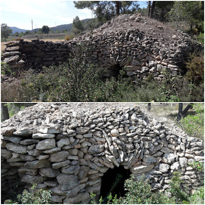 Cabra del Camp a Fontscaldetes, barraca de Pedra Seca a Cabra del Camp