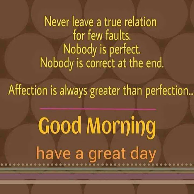 Never Leave a true relation for few fauls. Nobody is perfect. Nobody is correct at the end Good Morning have a nice day