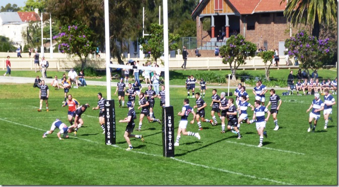 TAS Score 1 TAS vs Newington 7 &eptember 2013