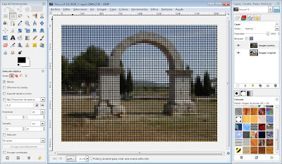 Tutorial GIMP: crear imagen de puntos