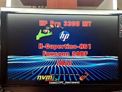 2022 HP Pro 3300 MT H-Cupertino-H61-Foxconn 2ABF NVMe M.2 SSD BOOTABLE BIOS MOD