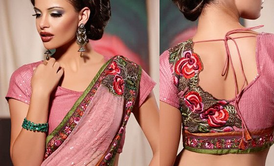 Teenz: Latest 30 Embellished Saree Blouse Designs & Patterns - Blog