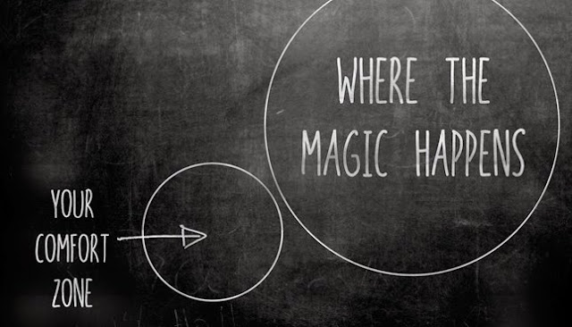 Comfort zone to where magic happens