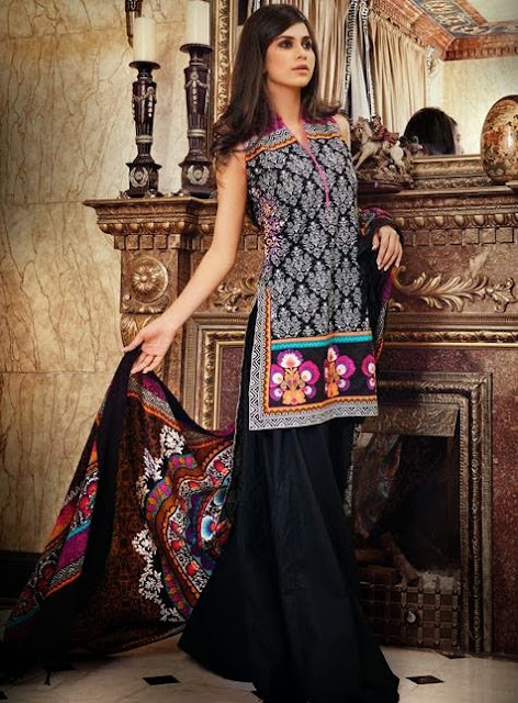 Al Karam Winter Casual Wear Dresses Collection 2013-2014