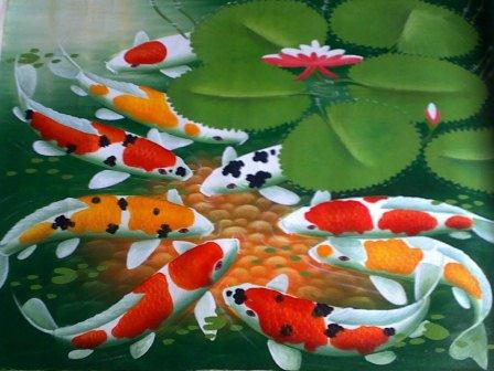 koi fish drawings Type of feed used to spur the growth of koi fish that