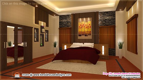 Master bedroom interior