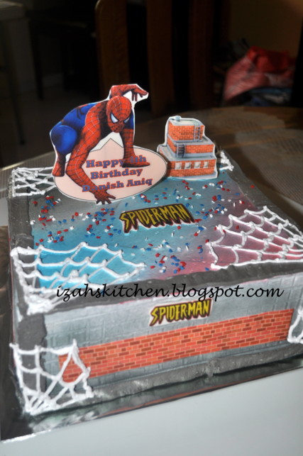 spiderman 3d cake. Spiderman Birthday Cake
