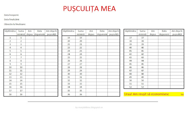 tabel borcan economii un an