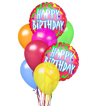 animated happy birthday balloons. animated happy birthday