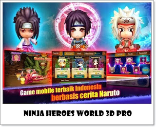 Download Ninja heroes World 3D Pro v2.1.17 Mod Apk Full Unlocked Terbaru