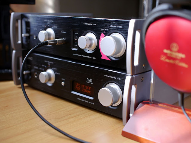 TEAC UD-501, TEAC HA-501, audio-technica ATH-A900X LTD