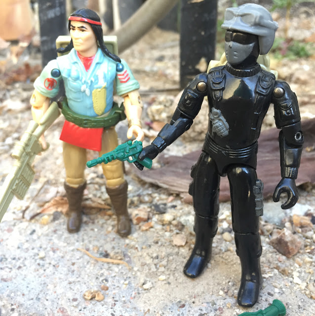 Action Force Stalker, Snake Eyes, Palitoy, 1983, 1984 Spirit, Panther Jeep