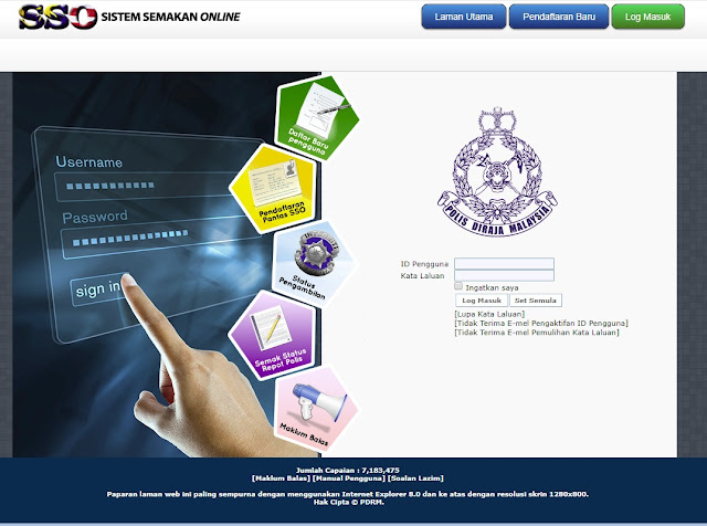 Sistem Semakan Online PDRM