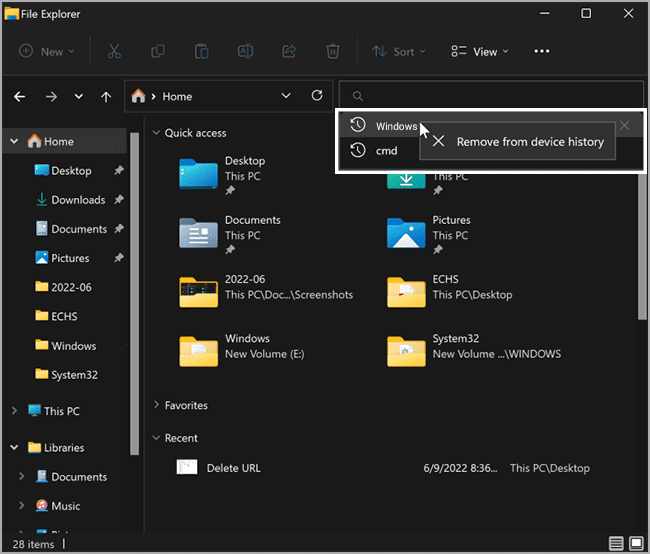 4-Remove-Search-Item-History-from-File-Explorer-Search-Bar