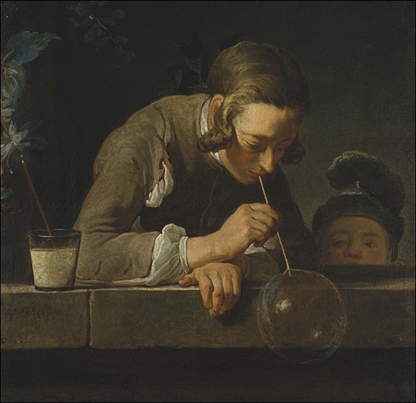 Chardin, L'hommme aux bulles de savon