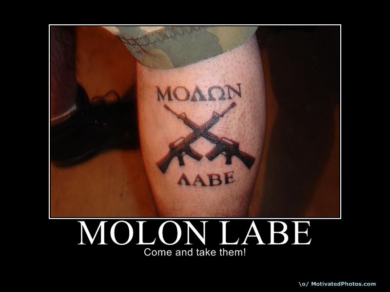 Molon Labe Tattoo - Page 2 | Molon Labe Tattoo - Page 3 | Molon Labe Tattoo