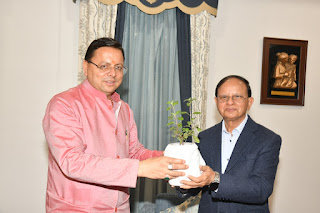 CM Dhaani with PM secretary
