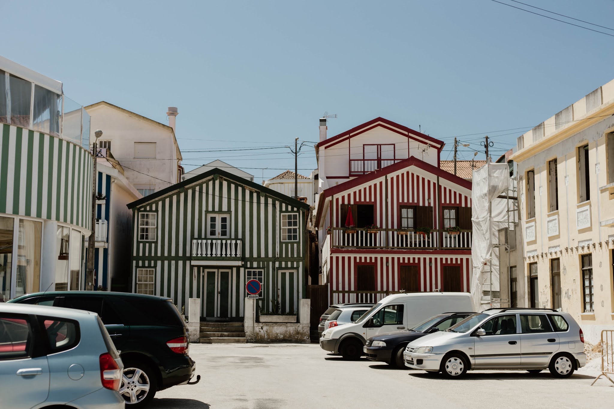 Casas da Costa Nova em Aveiro, Portugal