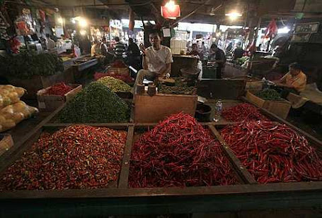 A chili vendor