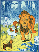 Wizard of Oz Dorothy and Cowardly Lion ClipArt Image