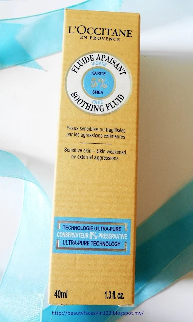 L’OCCITANE SHEA FACE SOOTHING FLUID