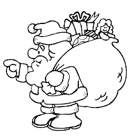 christmas coloring sheets santa