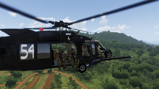 Arma3用特殊部隊ヘリMODのMH-60M