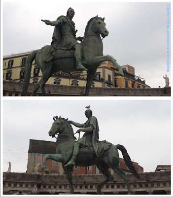 Napoli; experiência pessoal; Piazza del Plebiscito; Basílica Real de San Francesco di Paola; Carlo III;