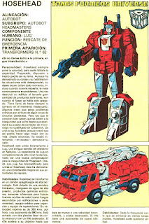 Hosehead (ficha transformers)