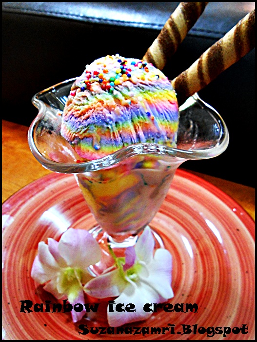 Cooking with soul: RAINBOW ICE CREAM