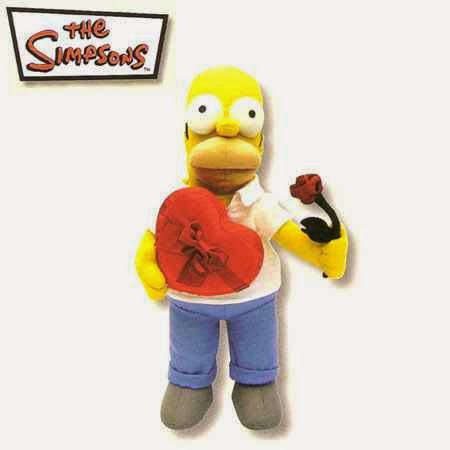 Peluche Homer Corazón San Valentín