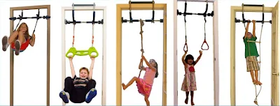 Indoor swing set for doorways