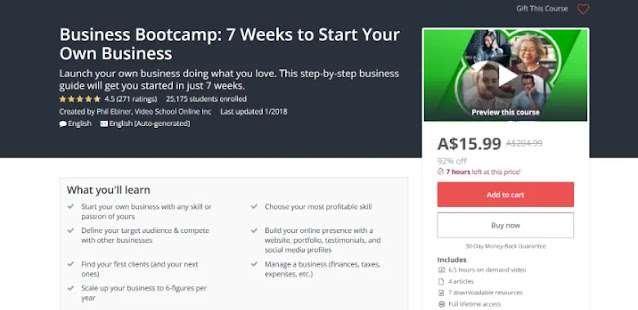 Business Bootcamp 7 Weeks to Start Your Own Business