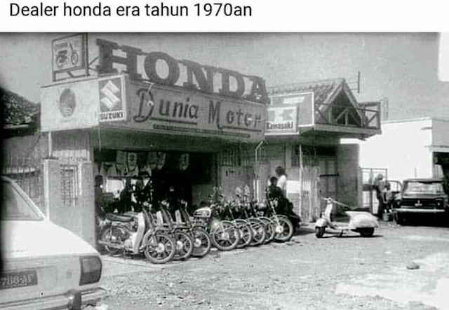 Intip Yuk Dealer Motor Honda Tahun 1970an