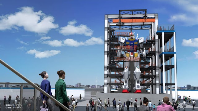 Nueva estatua gigante de Gundam