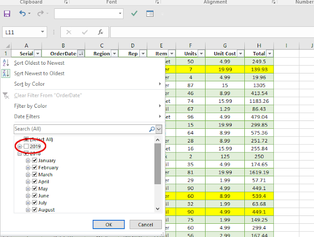 how to insert table in excel