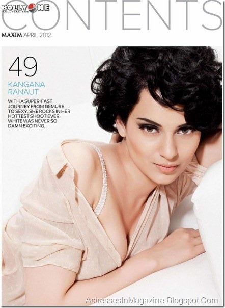Kangna Ranaut Hot Maxim 2012 Pics 4
