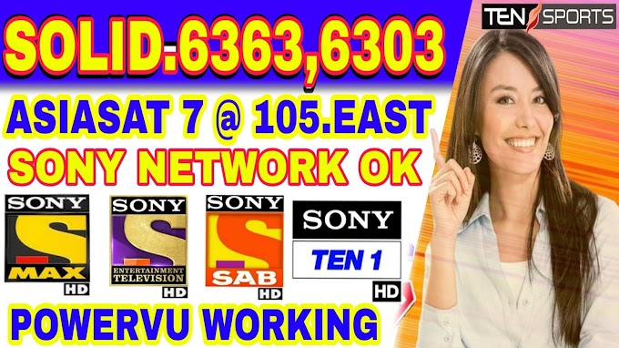 Solid 6363,6303 Letest Update  Asiasat 7,105.East Sony Package Working