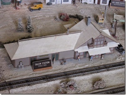 IMG_4831 Model of the Salem Station on the American Flyer Model Train Layout in the Oregon State Capitol Rotunda on December 22, 2006