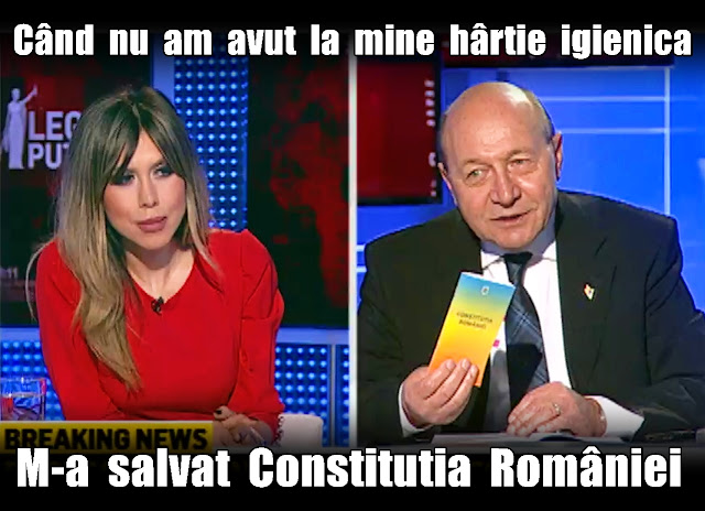 Cum a fost Traian Basescu ajutat de Constitutie