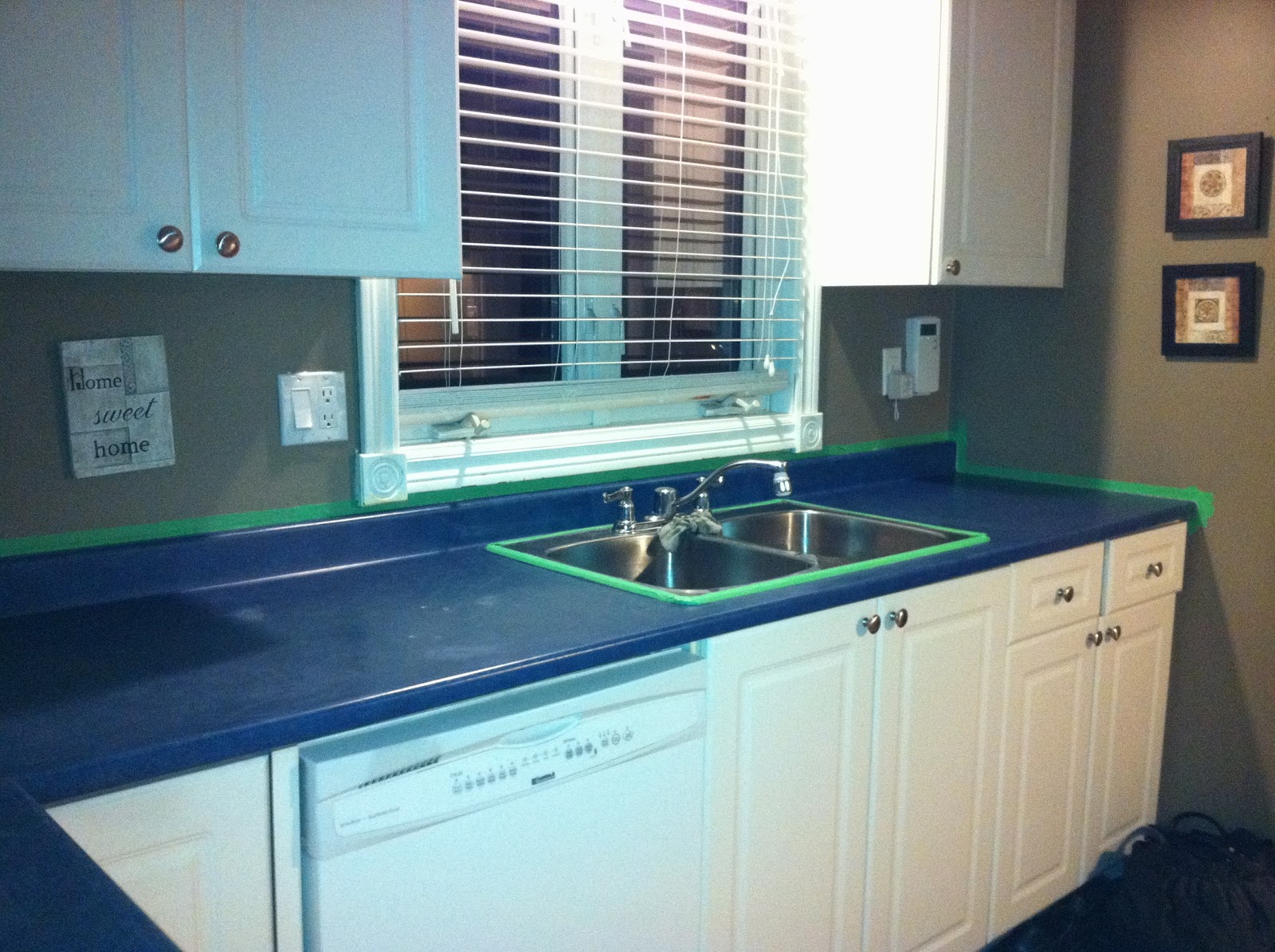 Blue laminate countertops california