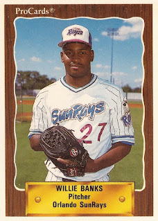 Willie Banks 1990 Orlando SunRays card