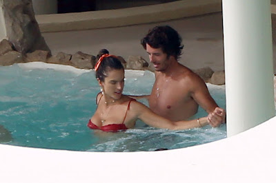 Alessandra Ambrosio and Boyfriend Nicolo Oddi in Ibiza