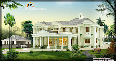 3000 House Plans on Sq  Ft  Luxury House Design   Kerala Home Design   Architecture House