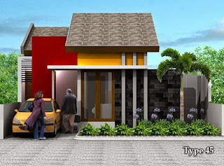 desain rumah minimalis type 45