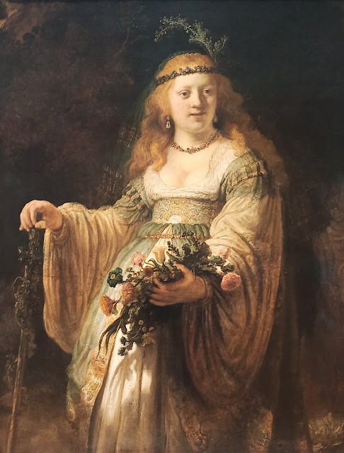 Rembrandt Saskia van Uylenburgh in Arcadian Costume
